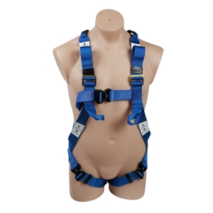 QSI SBE3KQR - Full Body Harness with Confined Space Loops & Quick Release Buckles