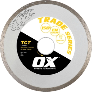 OX Trade TCT Continuous Rim Diamond Blade - Ceramics