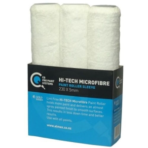 Hi-Tech Microfibre Paint Roller Sleeves 230mm x 5mm (3 Pack)