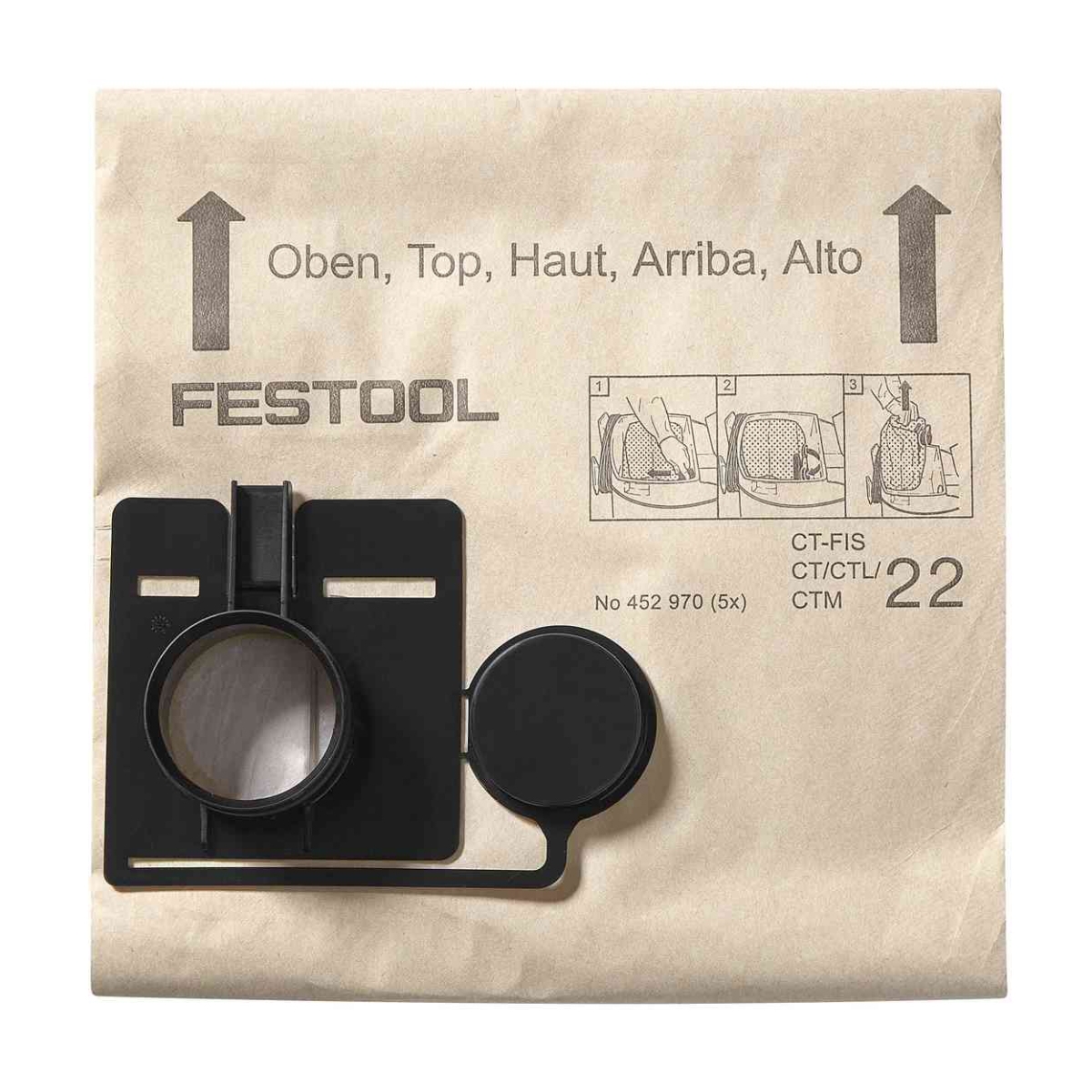 Festool CT22 Vac Bags (Packet 5)