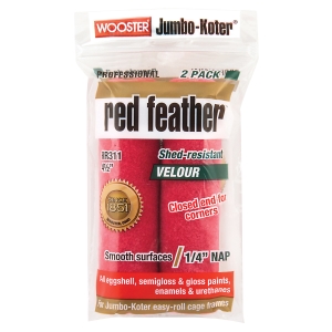 Wooster Red Feather Mini Paint Roller Sleeves (2 Pack)