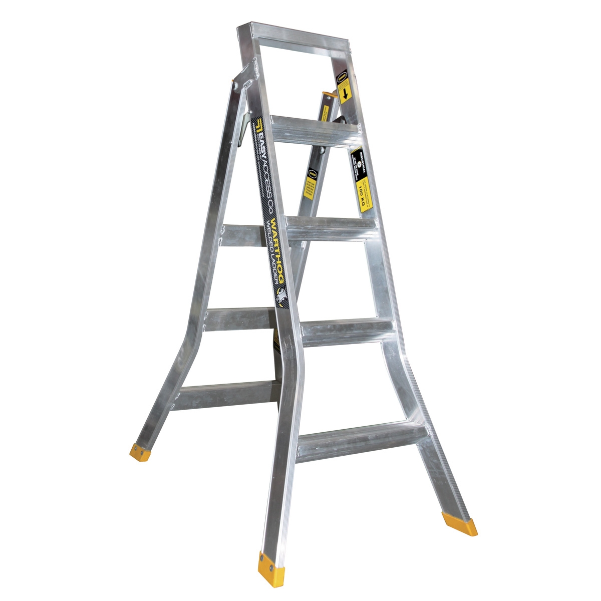 Easy Access Warthog Step/Extension Ladder 5-Step 1.5-2.7m