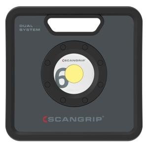 SCANGRIP NOVA 6K C+R LED rechargeable floodlight with cable and battery providing 6000 lumen