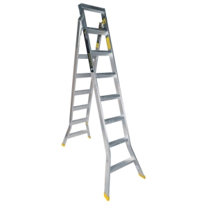 Easy Access Warthog Step/Extension Ladder 8-Step 2.4-4.5m